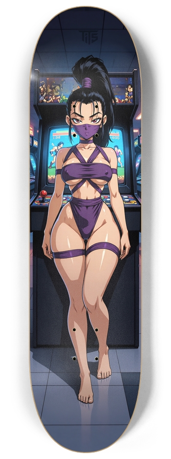 Arcade Girl 3 8-1/4 Skateboard Deck