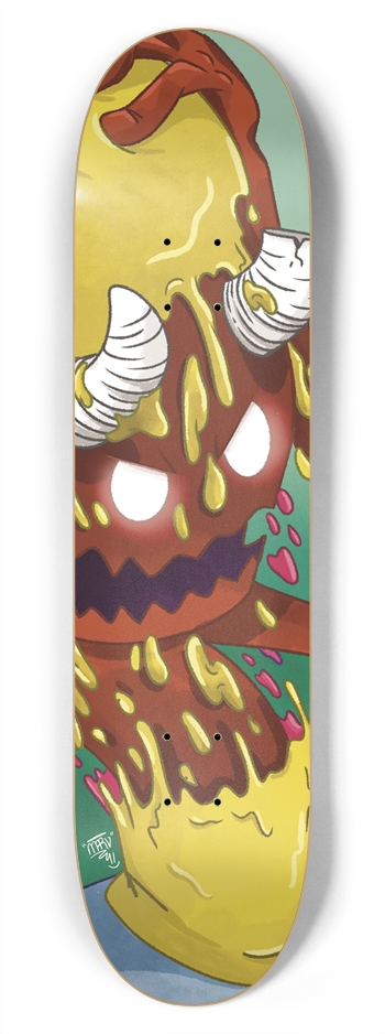 Ripping Red 7-3/4 Skateboard Deck