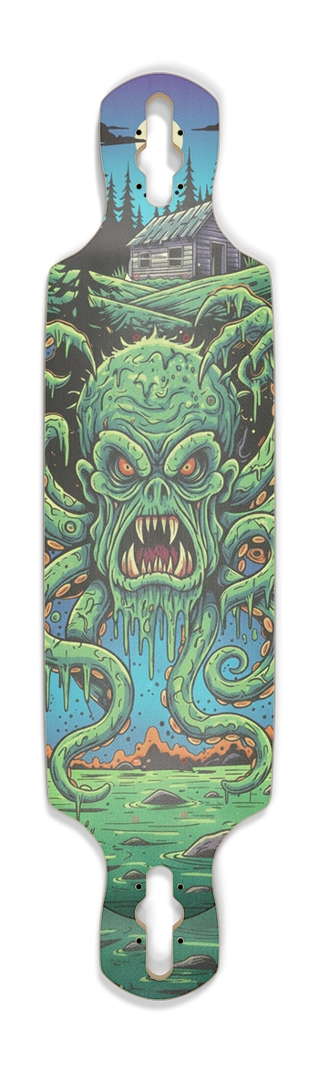 Swamp Monster Drop Through Long Board Drop Through Longboard