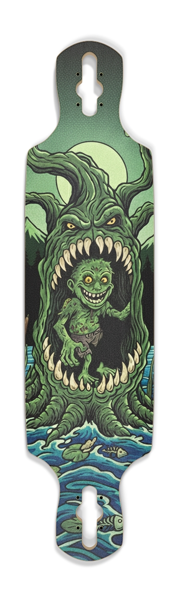 Swamp Kid Drop Through Longboard 