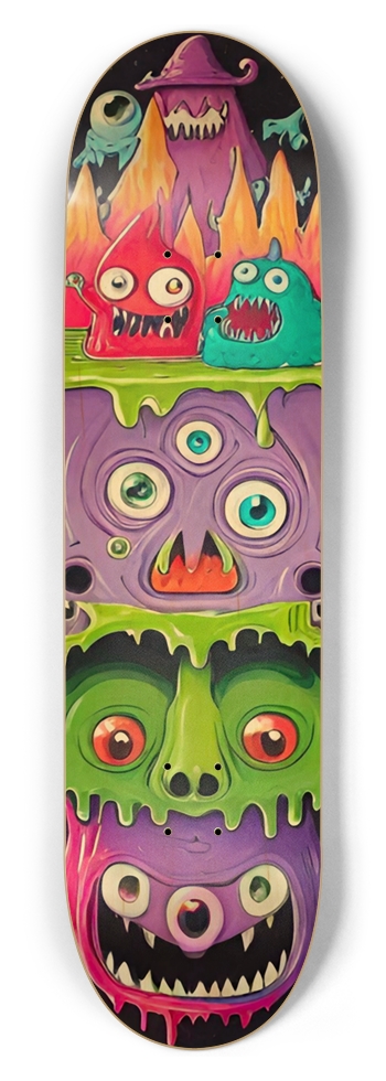 ADA MELTED MONSTER DECK 01 8-1/2 Skateboard Deck