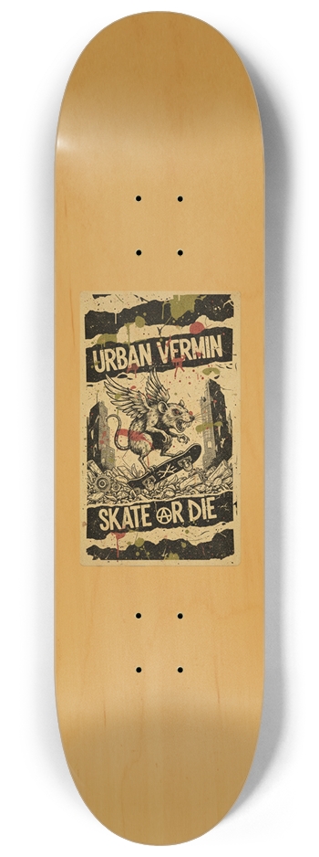Urban Vermin 8-1/4 Skateboard Deck