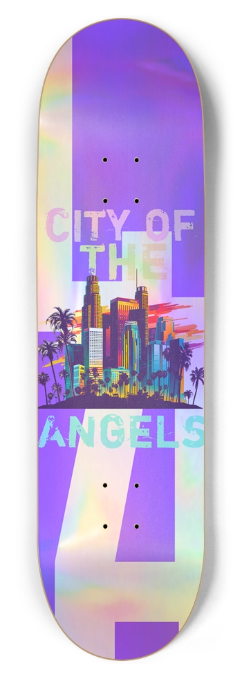 City of The Angels Skateboard 8-3/4 Inch Skateboard