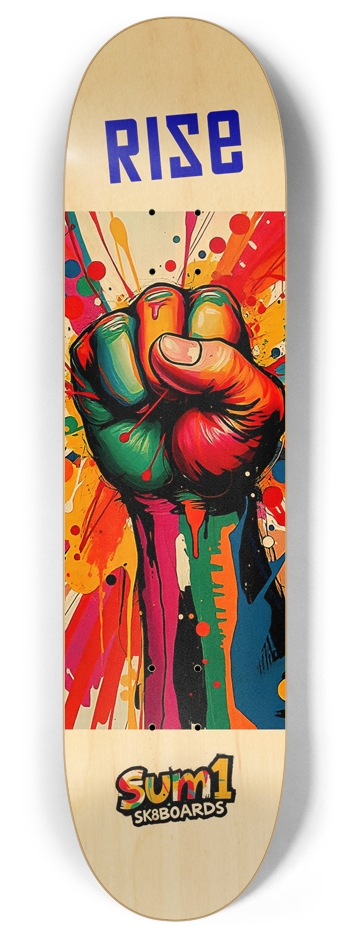 sum1sk8boards rise 8" popsicle skateboard