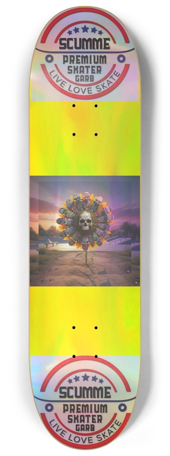 Wasteland sunflower deck 8-1/4 Skateboard Deck