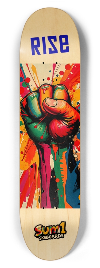 sum1sk8boards rise 7.62 popsicle skateboard