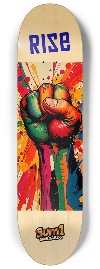 sum1sk8boards rise 8.25 popsicle skateboard 8-1/4 Skateboard Deck