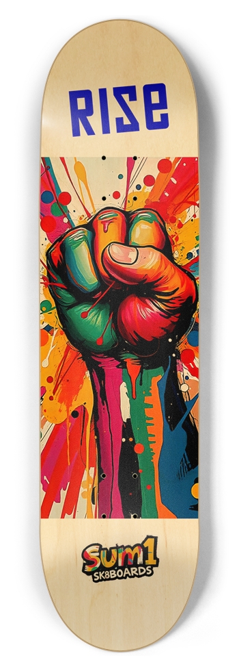 sum1sk8boards rise 8.5 popsicle skateboard