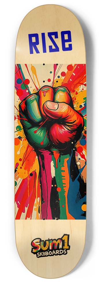 sum1sk8boards rise 9" popsicle skateboard