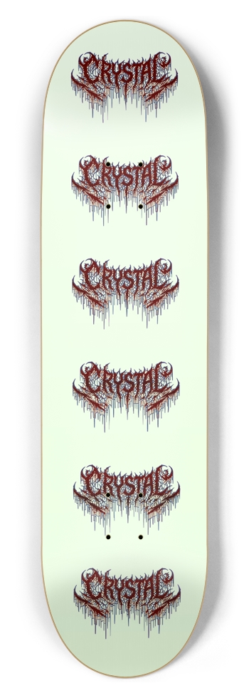 DeathMetal Skateboard 8-1/2 Skateboard Deck
