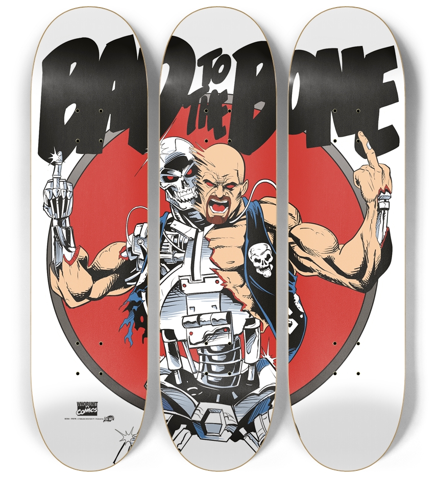 BAD TO THE BONE SET 3 Deck Wall Series