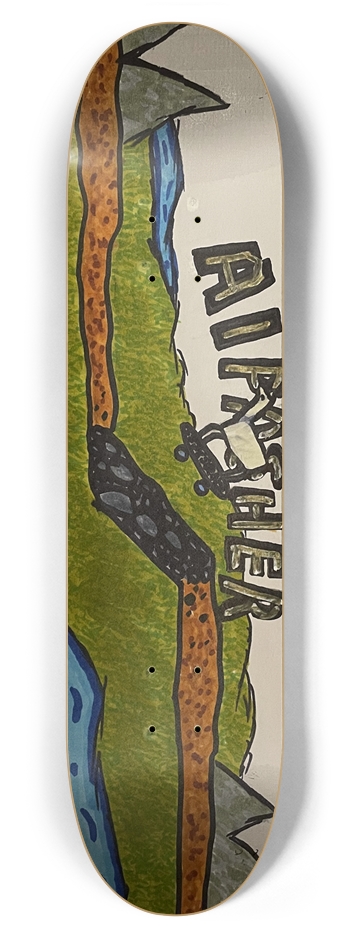 Alpasherbored made for Atlas 7-7/8 Skateboard Deck