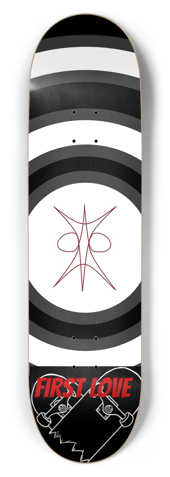 BULLS EYE 8.5 8-1/2 Skateboard Deck