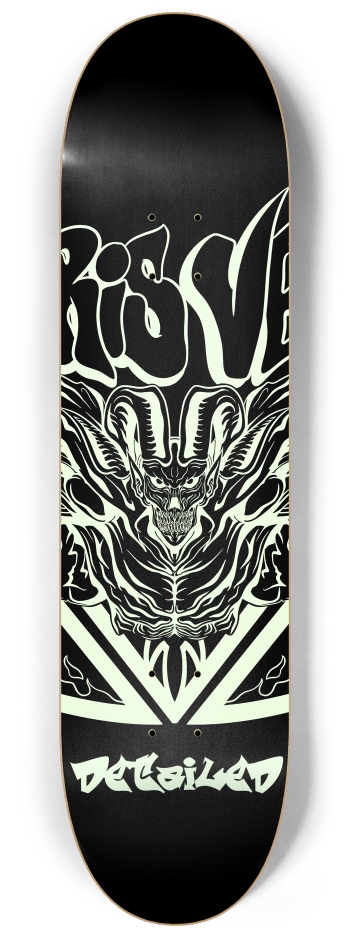 Demon Lord 3 Piece Glow In The Dark Wall Art #2