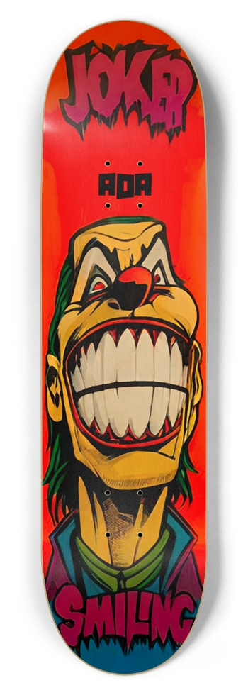 ADA Killing Joke Smiling Deck 01 8-1/2 Skateboard Deck