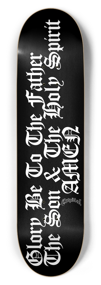 Glory Be Skateboard 8-1/2 Skateboard Deck