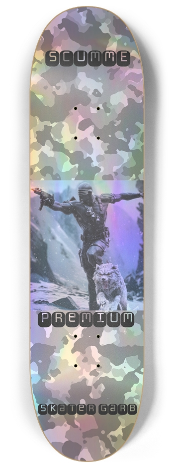 Commando Camo Deck 8-1/4 Skateboard Deck