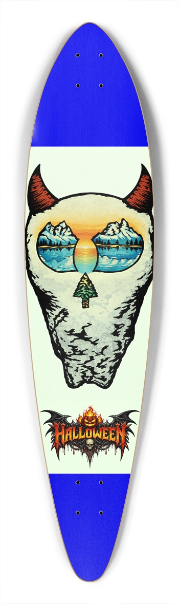 Devil in the Big Sky Pintail Longboard