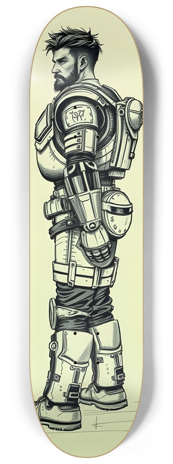 Black and White Sci-Fi Sketch 0001