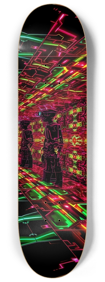 Neon Psychedelic Robots 0003 #3