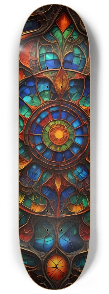 Neon Psychedelic Stained-Glass Pattern 002 #2