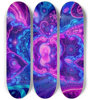 Neon Man-Cave Paintings 0001