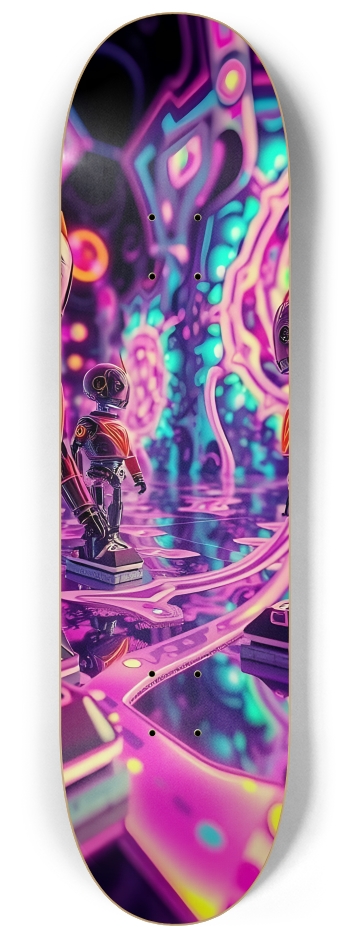 Neon Psychedelic Robots 0001 #2