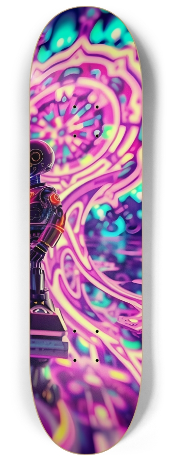 Neon Psychedelic Robots 0001 #3