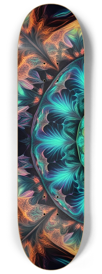 Neon Psychedelic Abstract Pattern 0002 #1