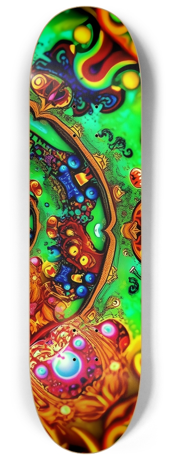 Neon Psychedelic Abstract Pattern 0003 #3