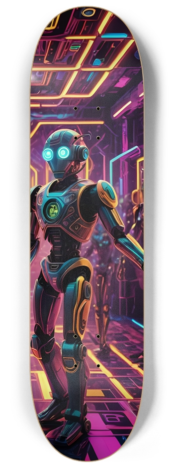 Neon Psychedelic Robots 0002 #3