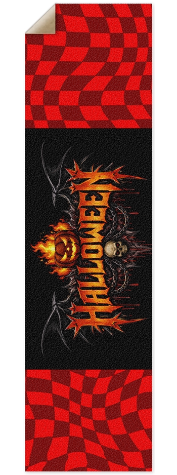 Wavy Halloween Checkers 9 x 33 Inch Griptape
