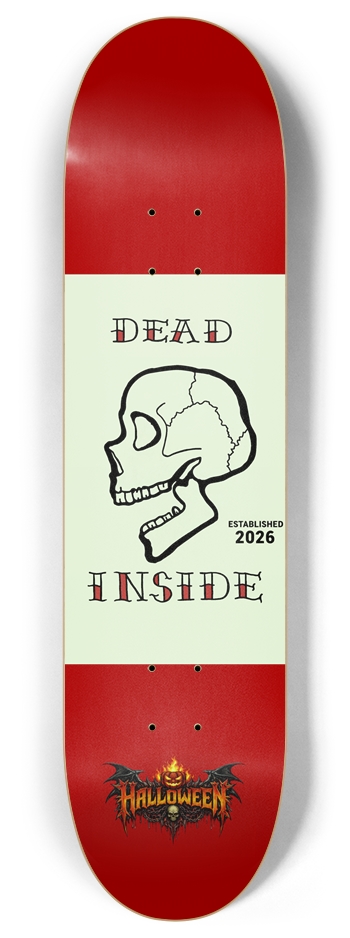 Decaying 8 Inch Skateboard Deck