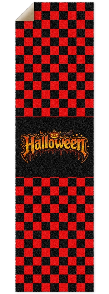 Halloween Checkers 9 x 33 Inch Griptape