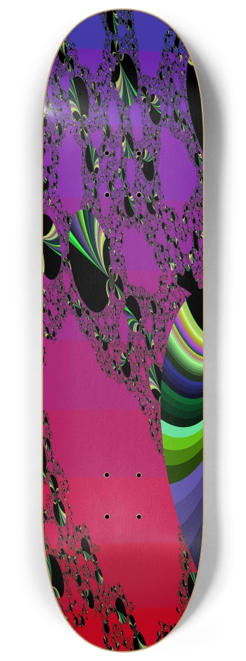 Fractal #1753 #2 8-1/4 Skateboard Deck