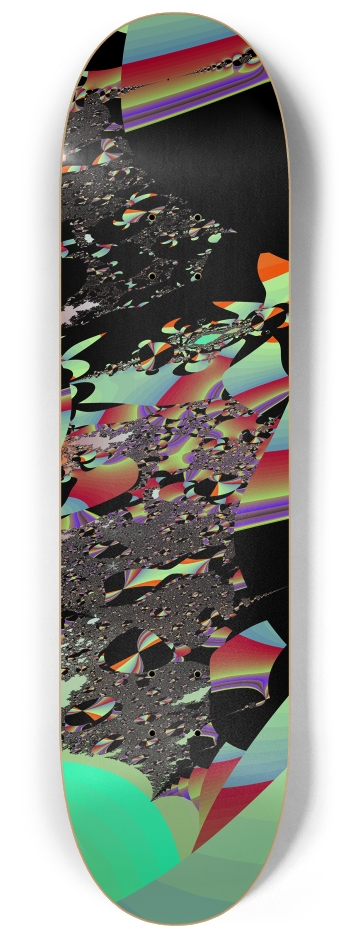 Fractal #1677 #3 8-1/4 Skateboard Deck