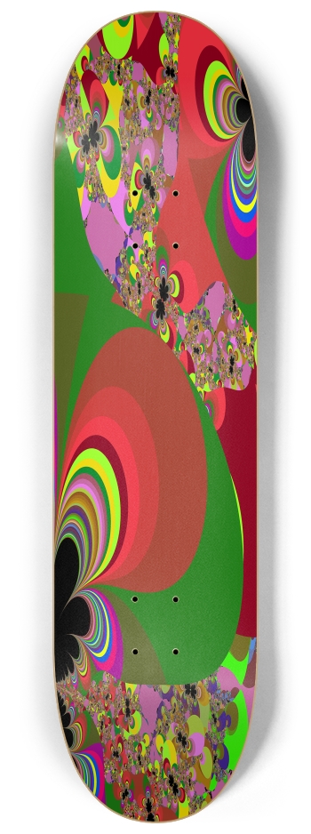 Fractal #1658 #1 8-1/4 Skateboard Deck