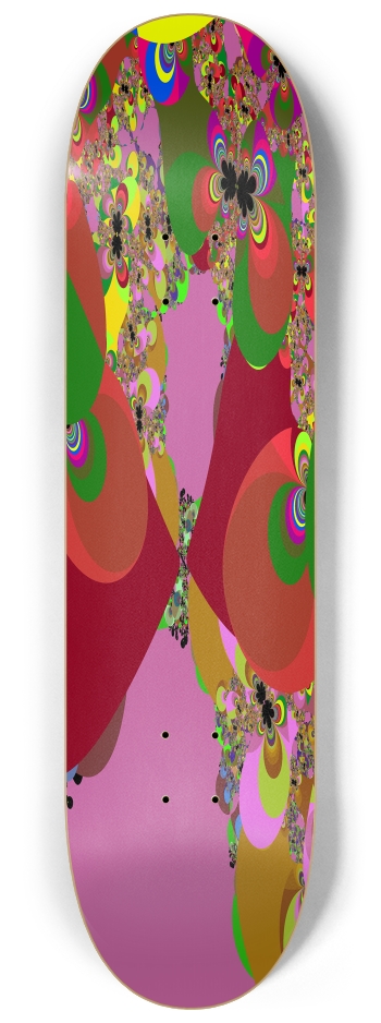 Fractal #1658 #2 8-1/4 Skateboard Deck
