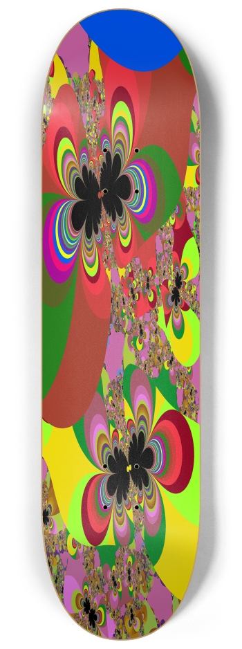 Fractal #1658 #3 8-1/4 Skateboard Deck
