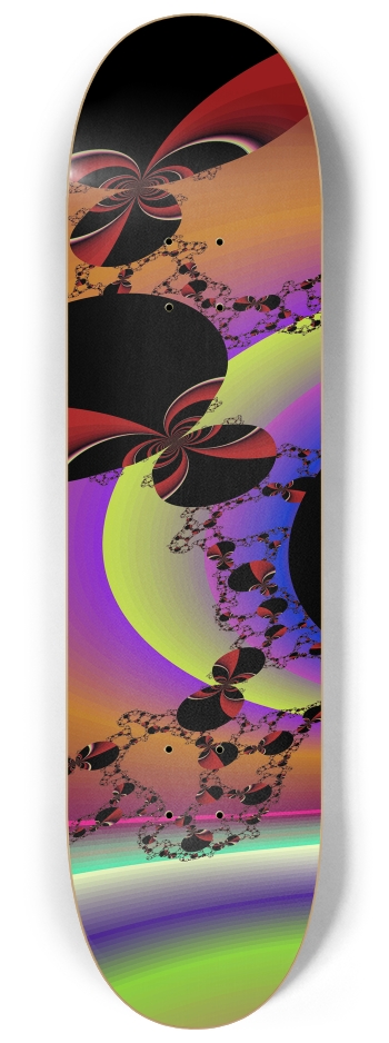 Fractal #1747 #2 8-1/4 Skateboard Deck