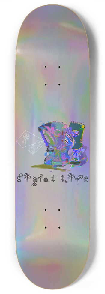 Birthday 9.0 Holograhic 9 Inch Skateboard