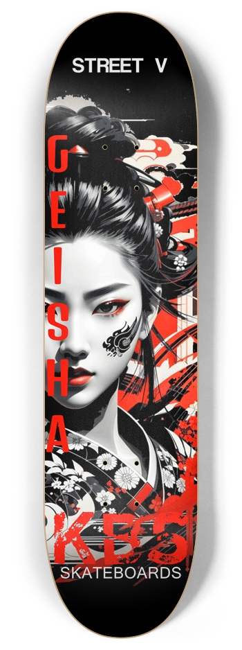 KBS - Geisha Street V Deck 8 Inch Skateboard Deck