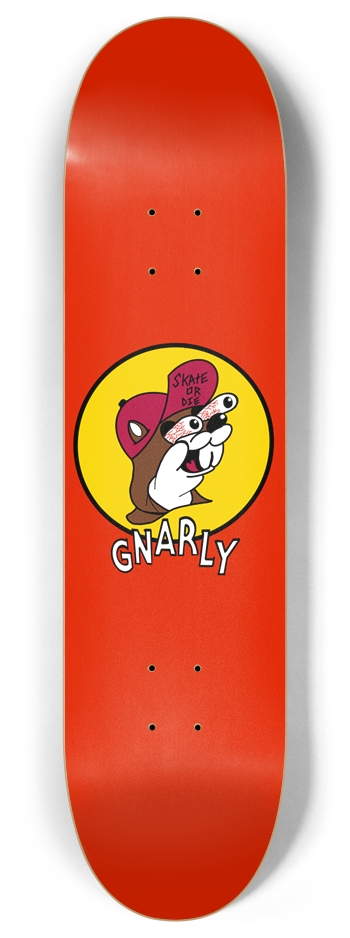 Gnarly Beaver Deck 8 Inch Skateboard Deck