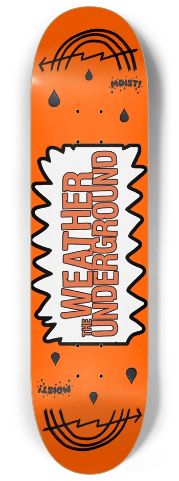 MOIST Underground 8-1/4 Skateboard Deck