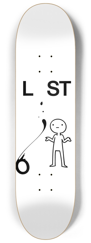 Lost 8-1/4 Skateboard Deck