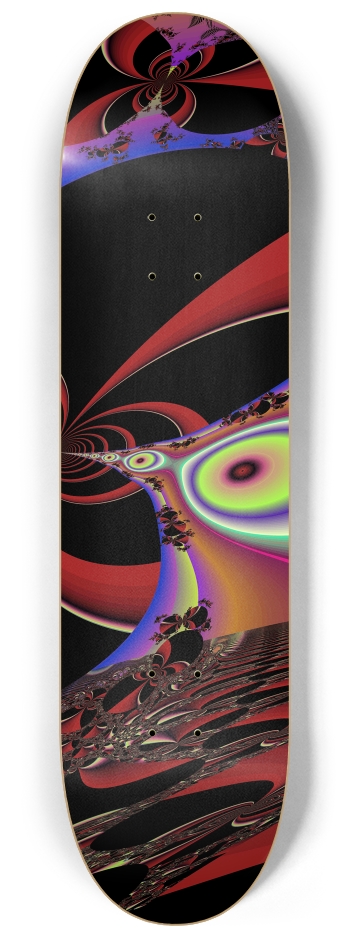 Fractal #1772 #2 8-1/4 Skateboard Deck