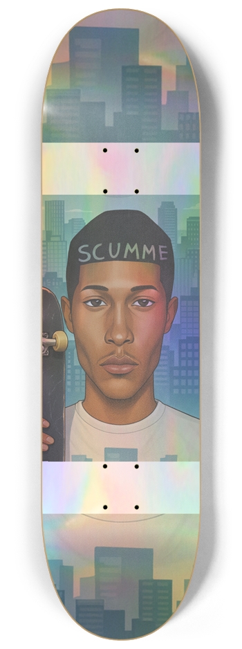 Tall Mane City 8-1/4 Skateboard Deck