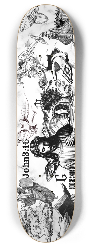 Bible Story Deck 8 Inch Skateboard Deck