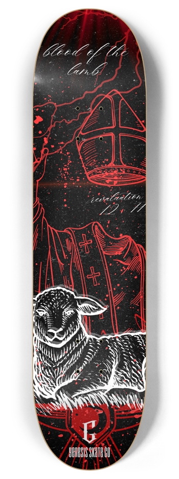Blood of the Lamb Deck 8 Inch Skateboard Deck