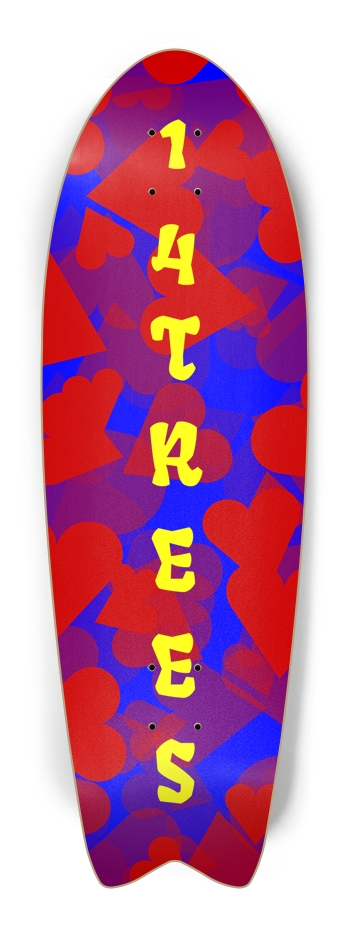 Custom Skateboard Fish Tail